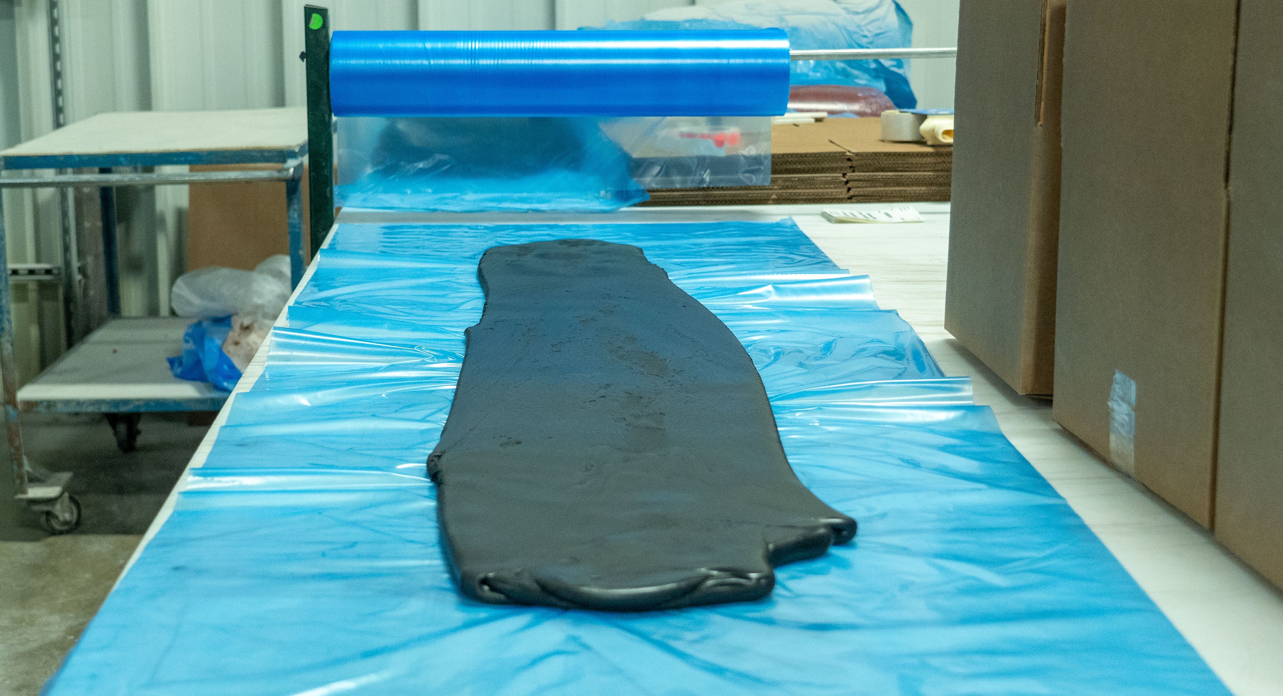 Black silicone 'surfboard' from US Silicones Black silicone 'surfboard' from US Silicones