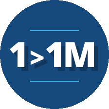 One to One Millions Pounds